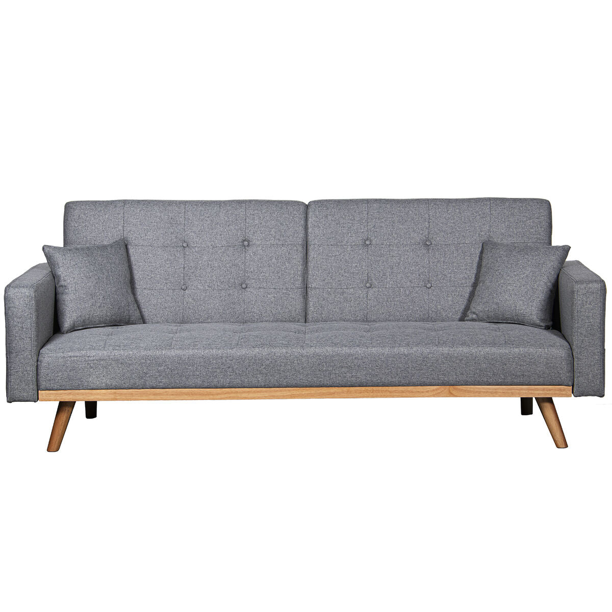 Sofabed Alexandra House Living Grey 216 x 81 x 87 cm