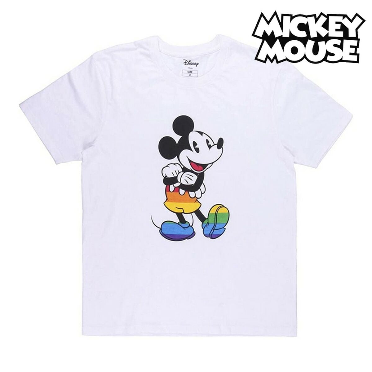 Short Sleeve T-Shirt Disney Pride White Disney