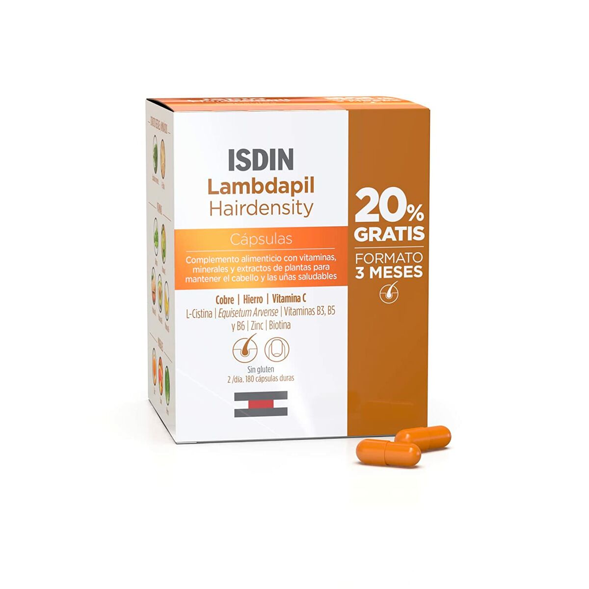 Hair Loss Food Supplement Isdin Lambdapil (180 Units) Isdin