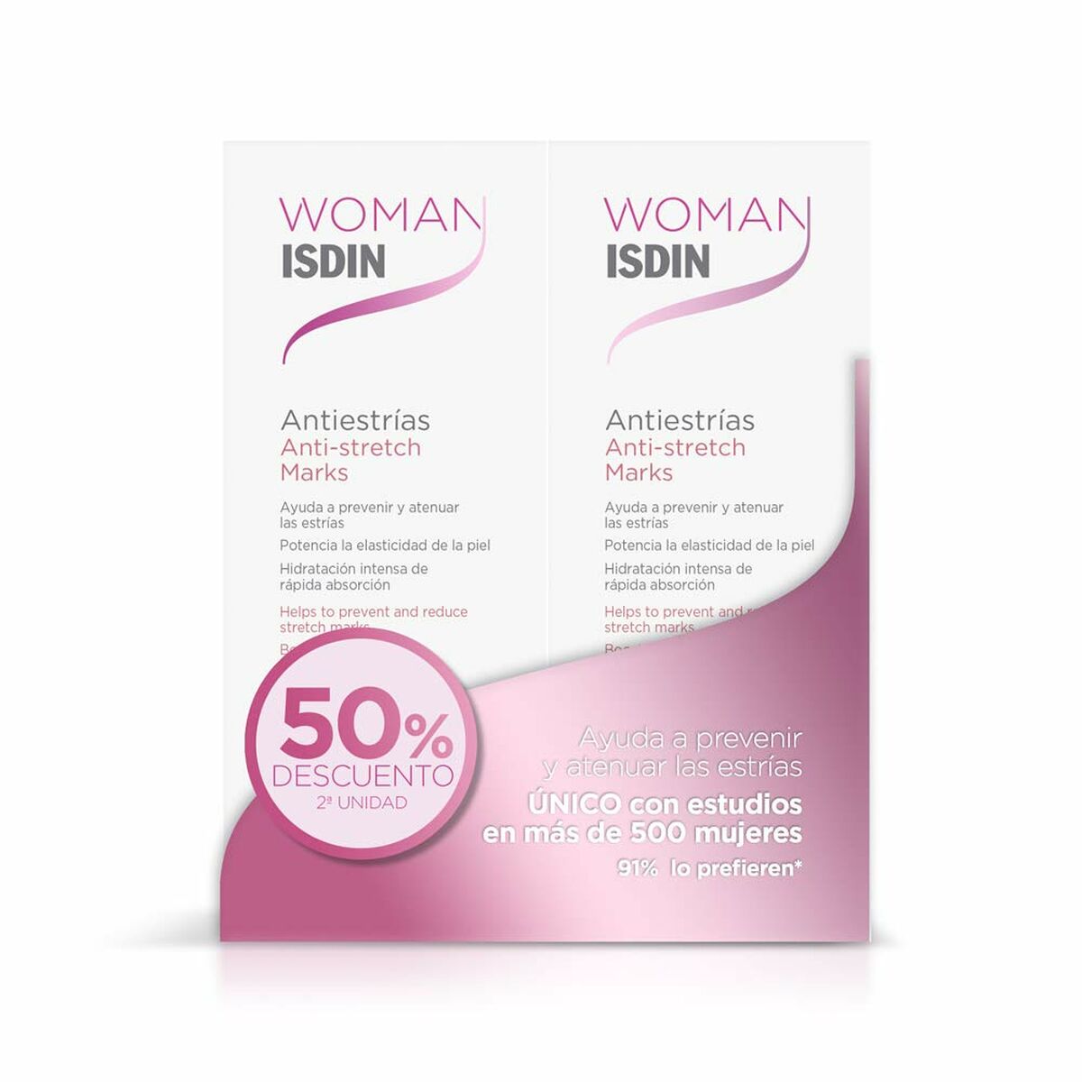 Anti-Stretch Mark Cream Isdin Woman 2 x 250 ml 250 ml Isdin