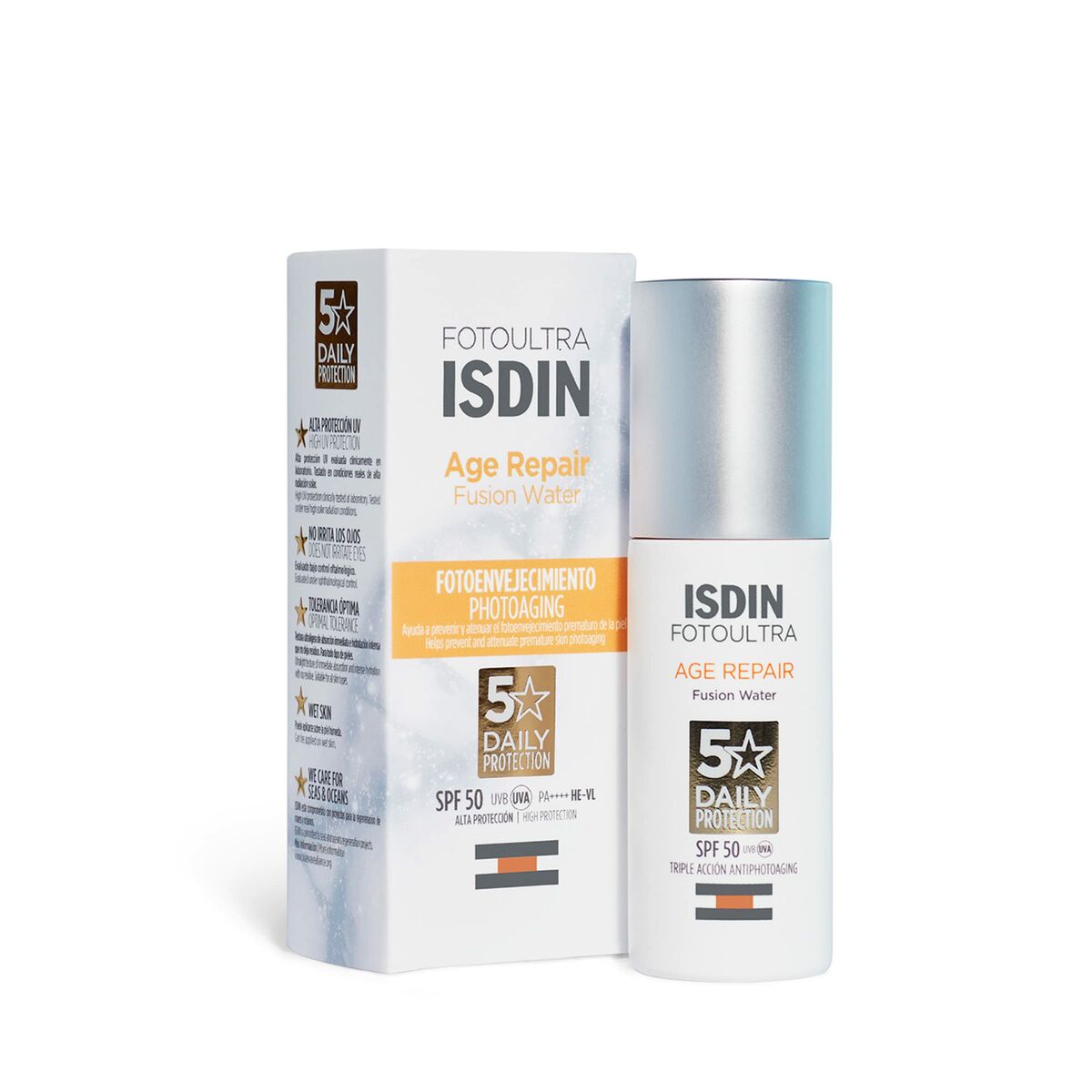 Facial Sun Cream Isdin Fusion Water Magic Glow Spf 50 50 ml Isdin