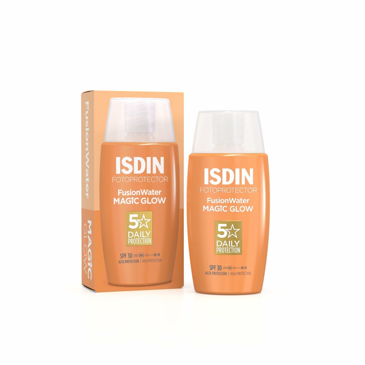 Facial Sun Cream Isdin Fusion Water Magic Glow Spf 30 50 ml Isdin