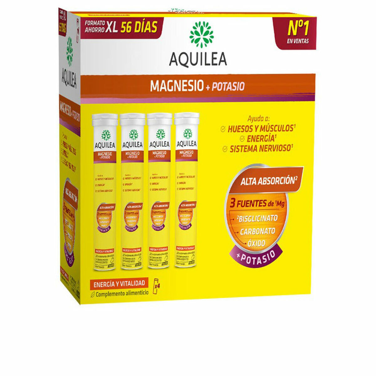 Magnesium Aquilea Aquilea Potassium 56 Units Aquilea