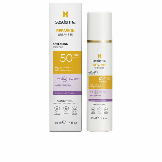 Facial Sun Cream Sesderma Repaskin Urban 365 Spf 50 50 ml Anti-ageing Anti-pollution