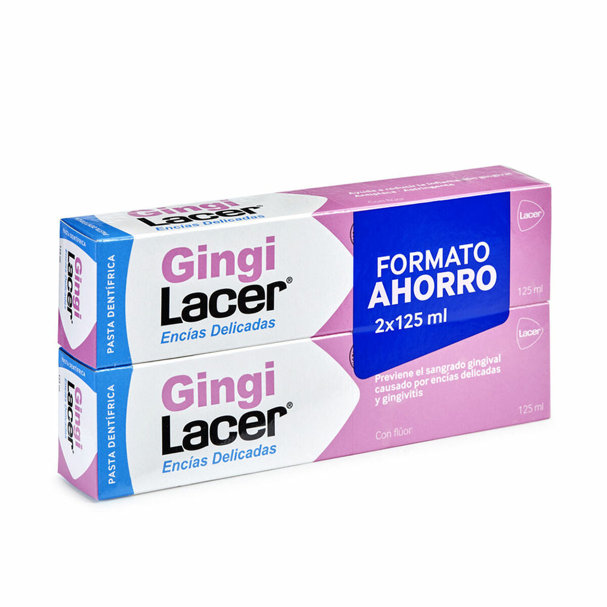 Toothpaste Sensitive Gums Lacer Gingi 2 x 125 ml (2 Pieces) Lacer