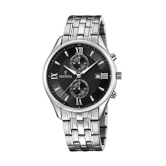 Men's Watch Festina F6854/8 Black Silver Festina