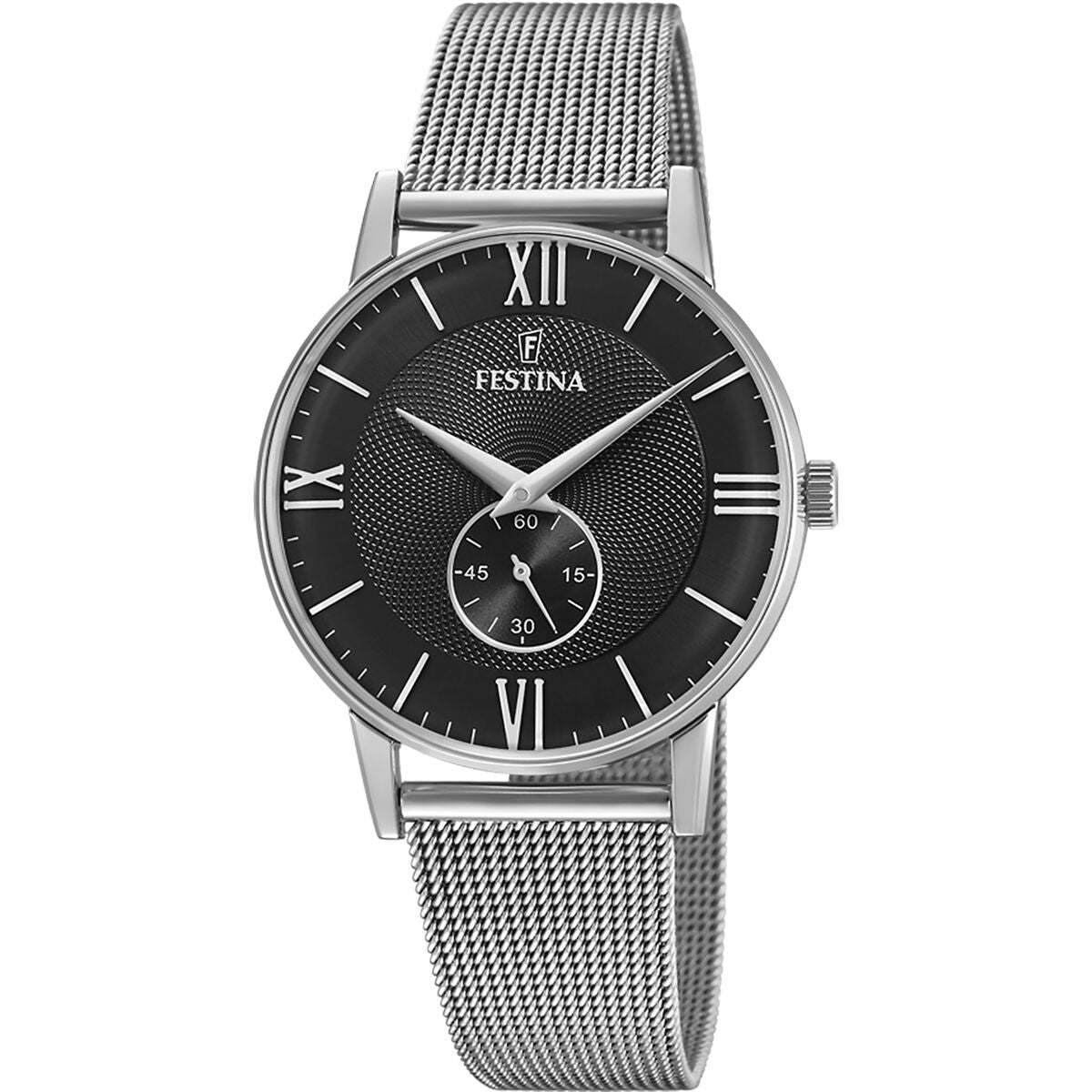 Men's Watch Festina F20568/4 Black Silver Festina