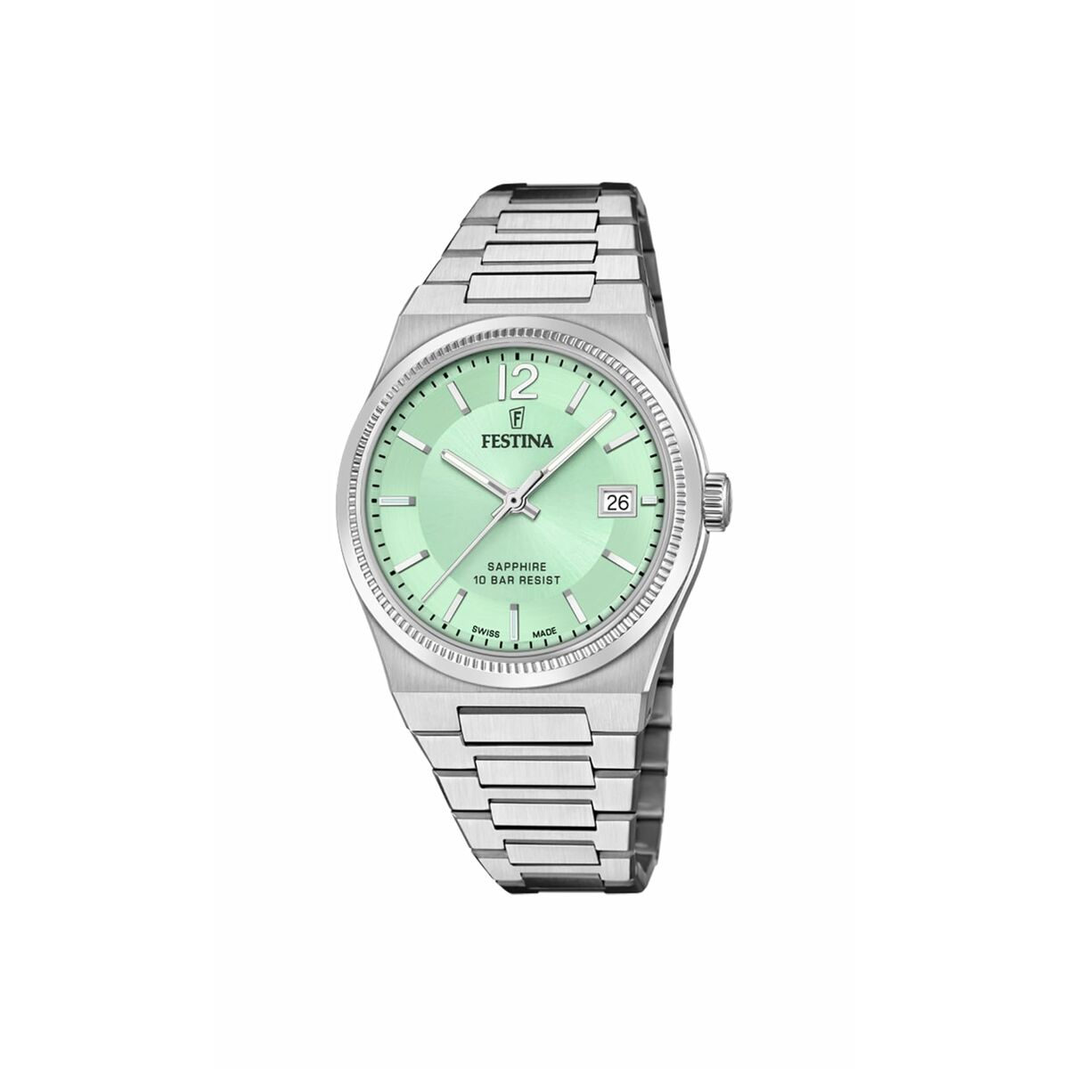 Men's Watch Festina F20035/3 Green Silver Festina