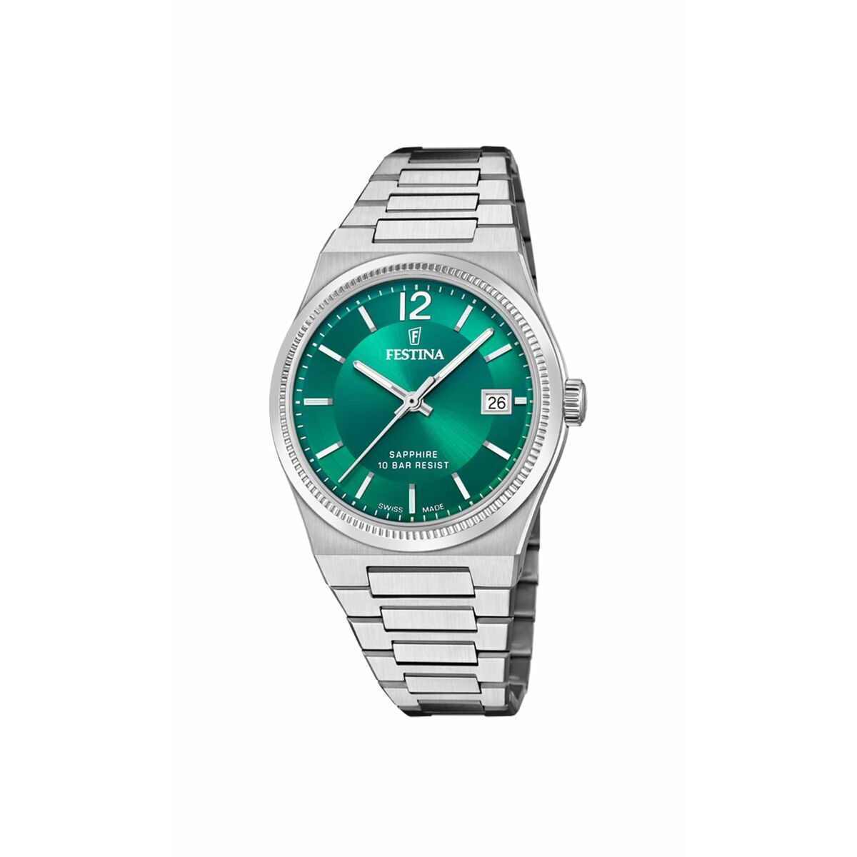 Men's Watch Festina F20035/5 Green Silver (Ø 35 mm) Festina