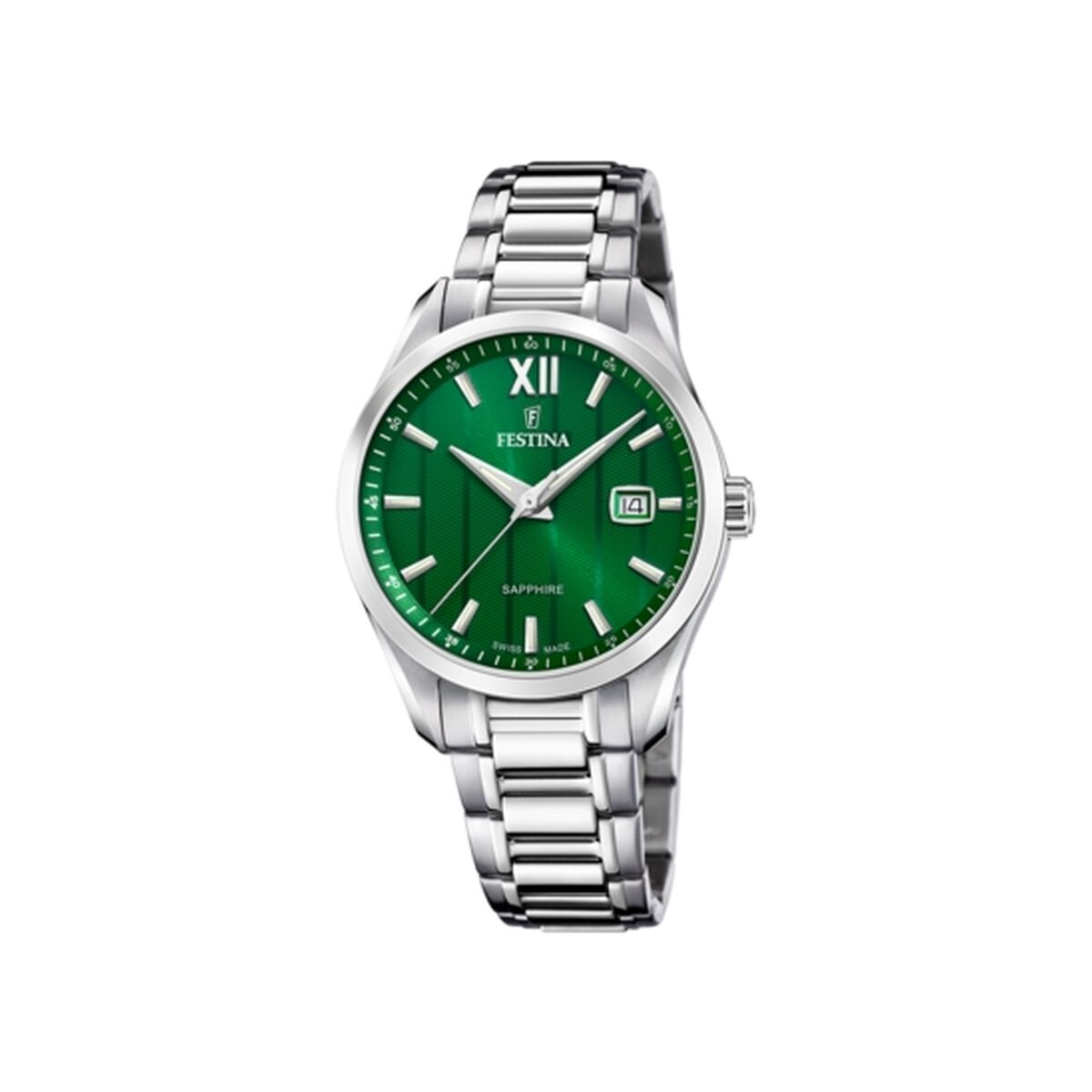 Men's Watch Festina F20026/3 Green Silver Festina