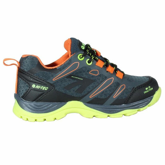 Sports Shoes for Kids Hi-Tec Toubkal Low Waterproof Grey