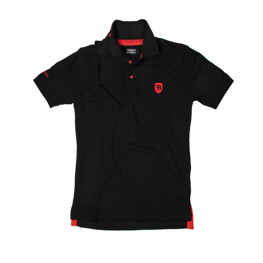 Men’s Short Sleeve Polo Shirt Bobroff Black