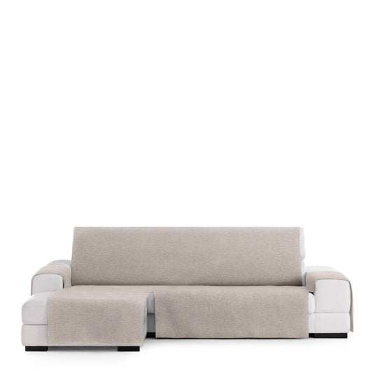 Sofa Cover Eysa VALERIA Light grey Linen 100 x 110 x 240 cm Eysa