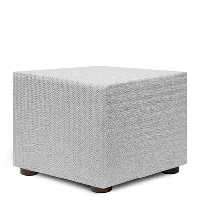 Pouffe cover Eysa JAZ White 65 x 65 x 65 cm Eysa