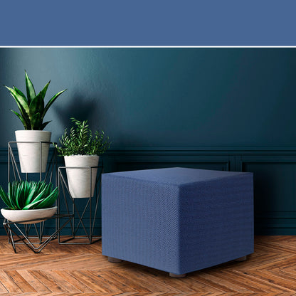 Pouffe cover Eysa JAZ Blue 65 x 65 x 65 cm Eysa