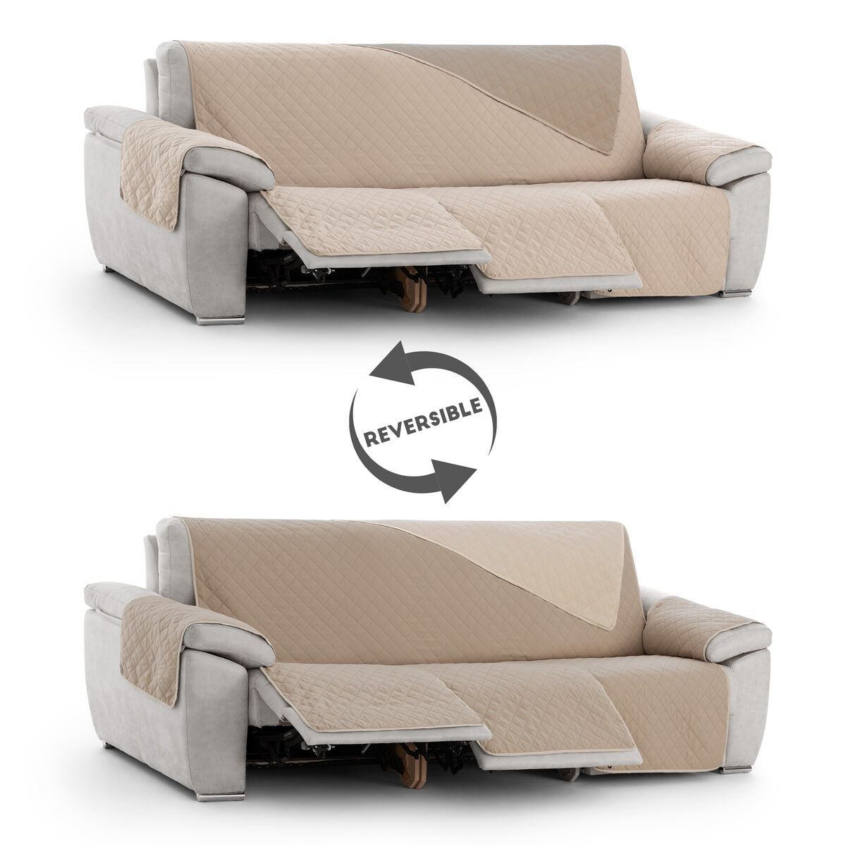 Sofa Cover Eysa NORUEGA White 100 x 110 x 160 cm Eysa