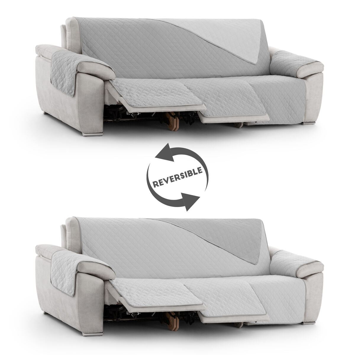 Sofa Cover Eysa NORUEGA Grey 100 x 110 x 160 cm Eysa