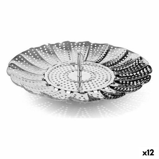 Food Steamer Quttin Stainless steel 14 cm (12 Units) (22,5 x 14 cm) Quttin