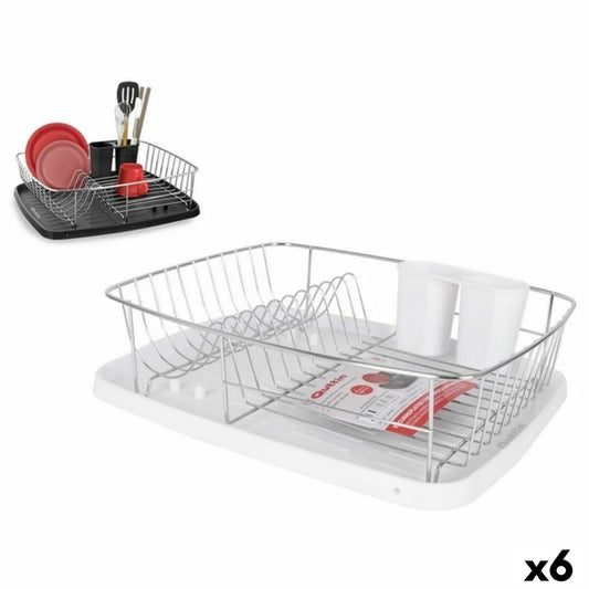 Draining Rack for Kitchen Sink Quttin 42 x 34 x 11 cm (6 Units) Quttin