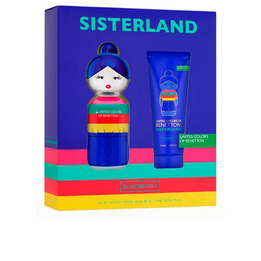 Women's Perfume Set Benetton Sisterland Blue Neroli 2 Pieces