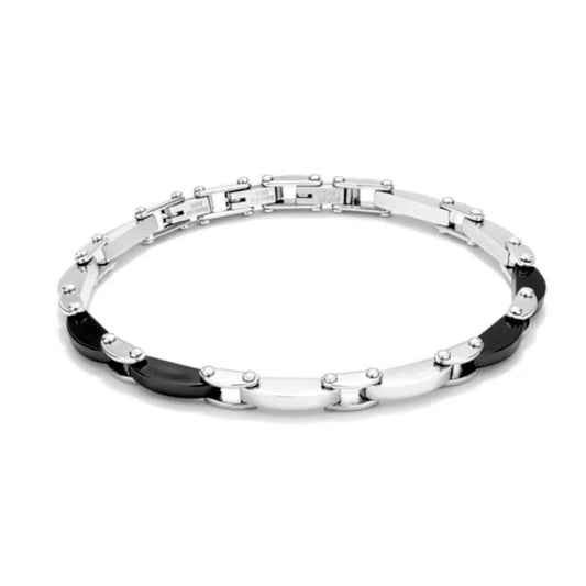 Men's Bracelet Radiant RH000003 Black Silver