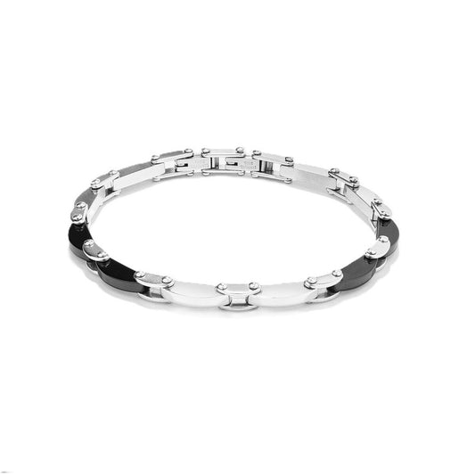 Men's Bracelet Radiant RH000006 Black Silver