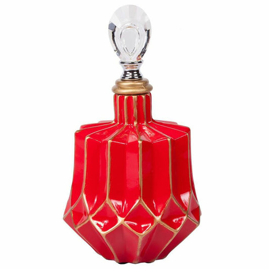 Vase Alexandra House Living Red Metal Ceramic Crystal 19 x 35 x 19 cm Alexandra House Living