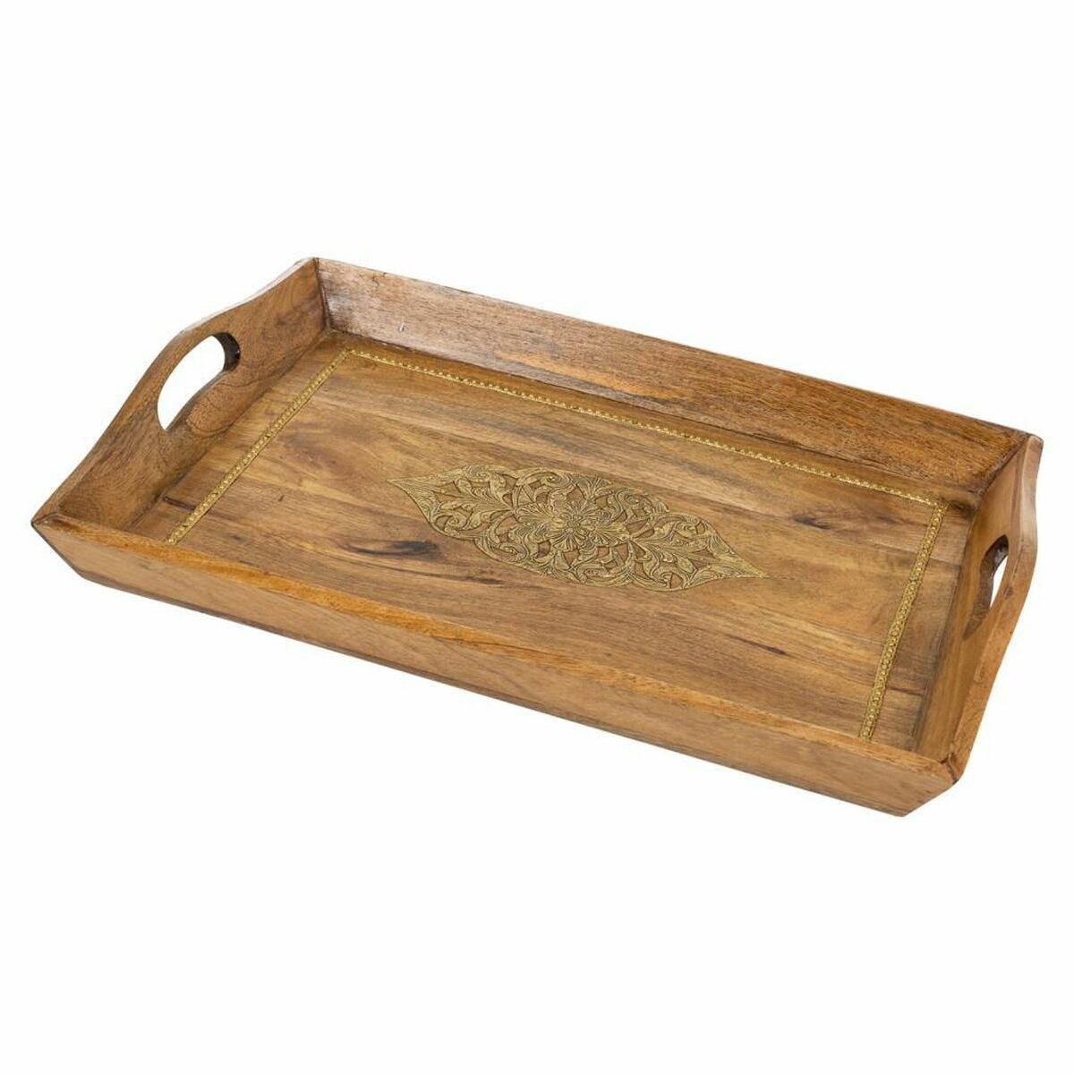 Tray Alexandra House Living Brown Mango wood 31 x 16 x 49 cm