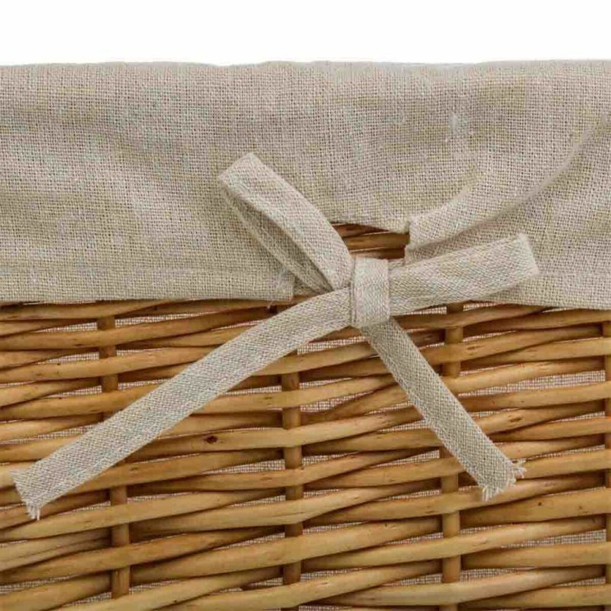 Set of Baskets Alexandra House Living Natural wicker Willow wood 4 Pieces