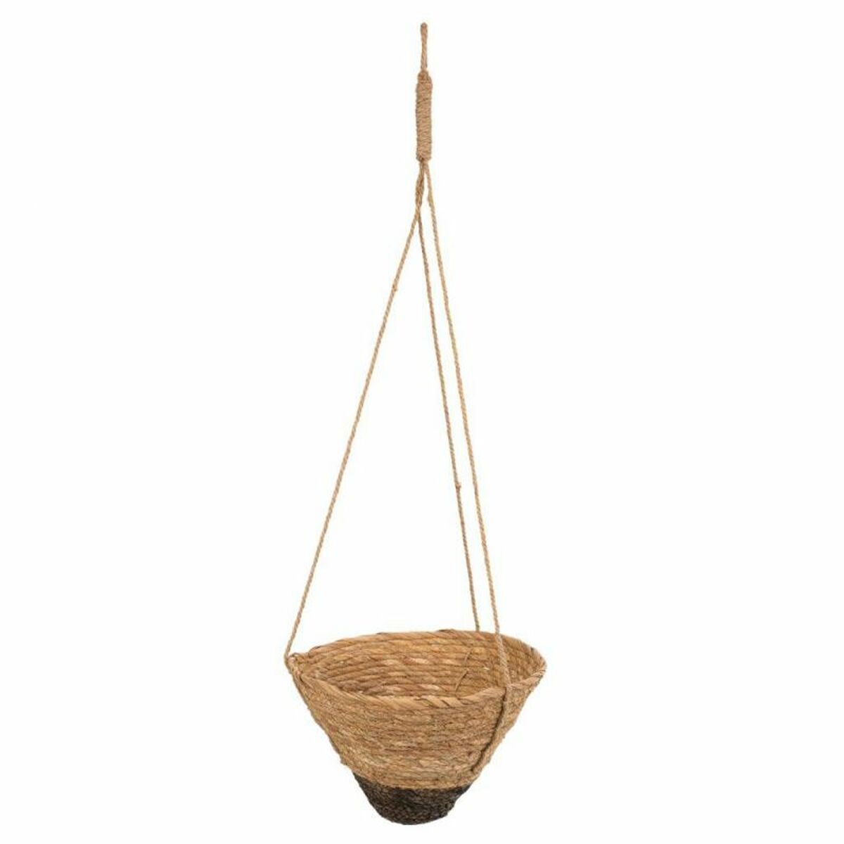 Set of Baskets Alexandra House Living Black Natural Natural Fibre 30 x 19 x 30 cm 22 x 14 x 22 cm 26 x 16 x 26 cm For hanging 3