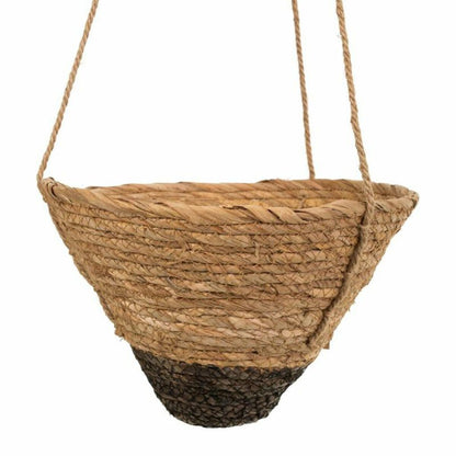 Set of Baskets Alexandra House Living Black Natural Natural Fibre 30 x 19 x 30 cm 22 x 14 x 22 cm 26 x 16 x 26 cm For hanging 3