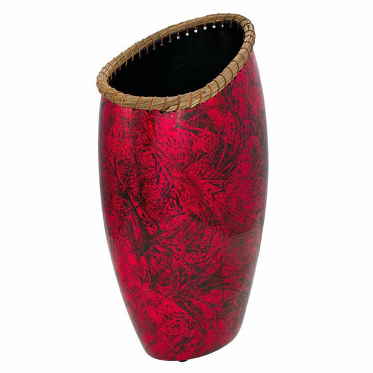 Vase Alexandra House Living Black Red Ceramic 17 x 48 x 28 cm Alexandra House Living