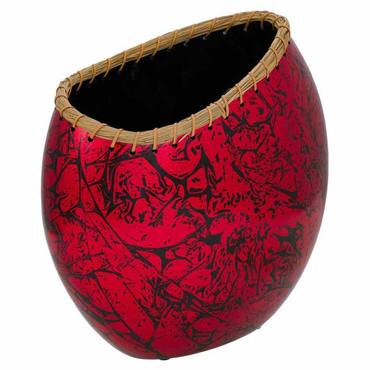 Vase Alexandra House Living Black Red Ceramic 18 x 37 x 35 cm Alexandra House Living