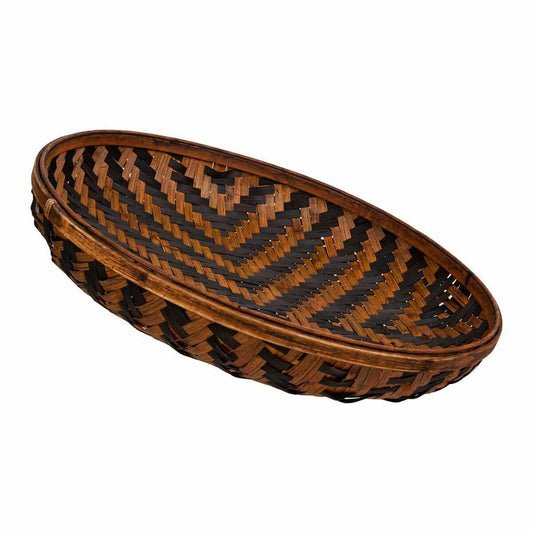 Tray Alexandra House Living Brown Bamboo 45 x 8 x 45 cm