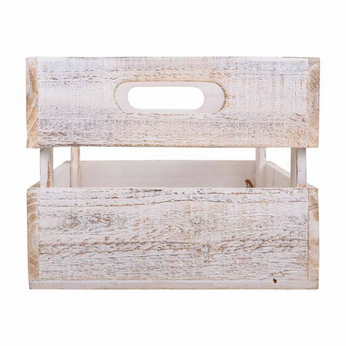 Storage boxes Alexandra House Living CARGO White Fir wood 24 x 19 x 38 cm 33 x 20 x 18 cm 28 x 15,5 x 17 cm 3 Pieces