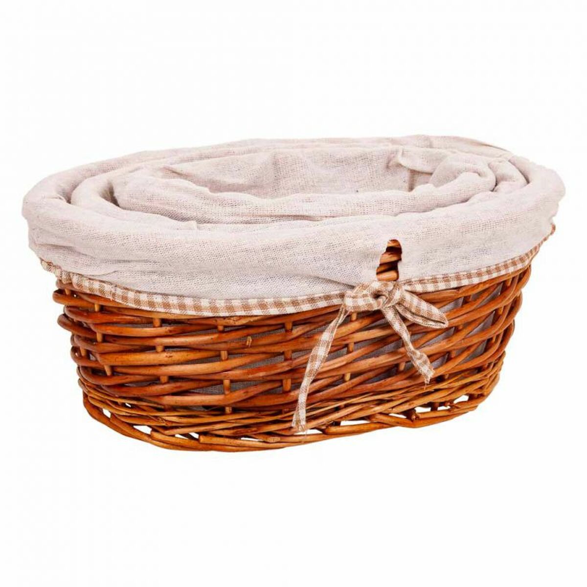 Set of Baskets Alexandra House Living Natural wicker Willow wood 3 Pieces