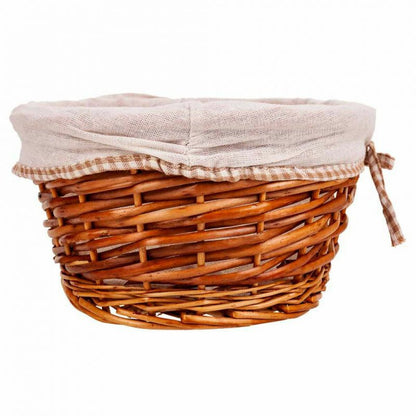 Set of Baskets Alexandra House Living Natural wicker Willow wood 3 Pieces