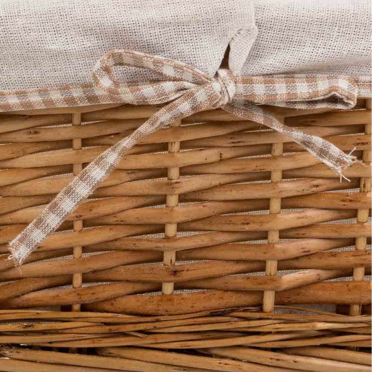 Set of Baskets Alexandra House Living Natural wicker Willow wood 3 Pieces