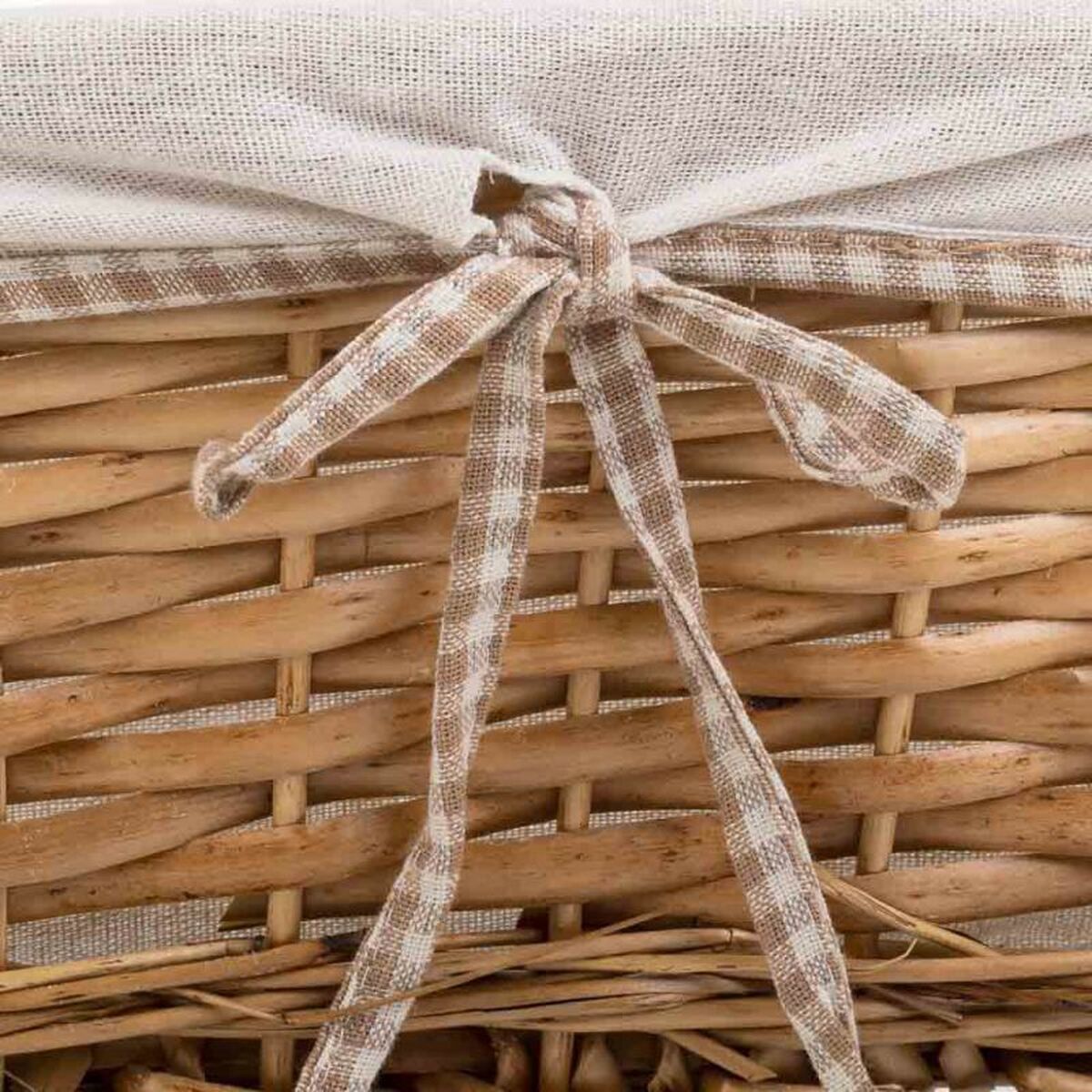 Set of Baskets Alexandra House Living Natural wicker Willow wood 3 Pieces