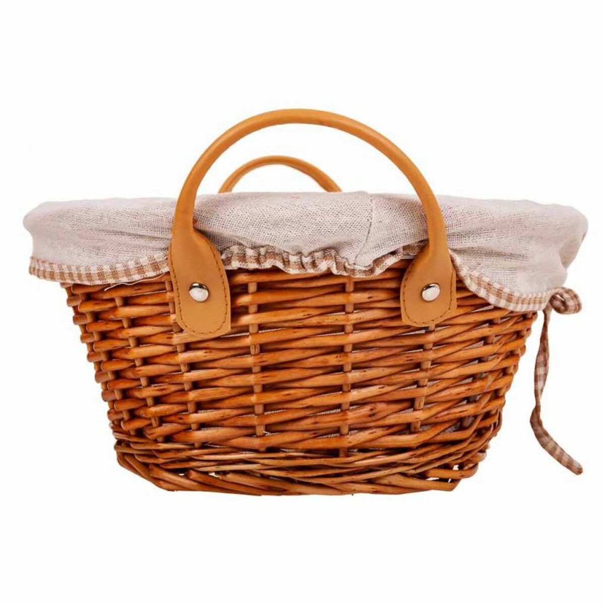 Set of Baskets Alexandra House Living Natural wicker Willow wood 38 x 29 x 14 cm 34 x 16 x 44 cm 31,5 x 23,5 x 12 cm 3 Pieces