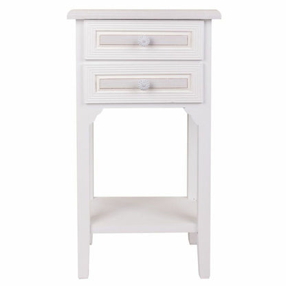 Nightstand Alexandra House Living White 26 x 69 x 37 cm