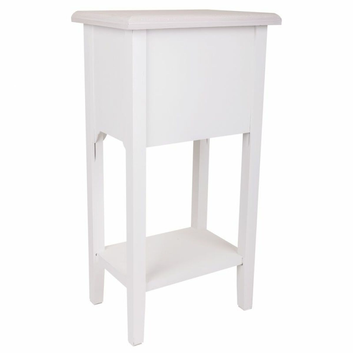 Nightstand Alexandra House Living White 26 x 69 x 37 cm