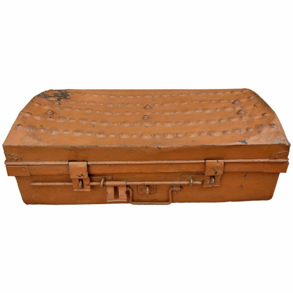 Decorative suitcase Alexandra House Living Brown Iron Traditional style 34 x 19 x 63 cm