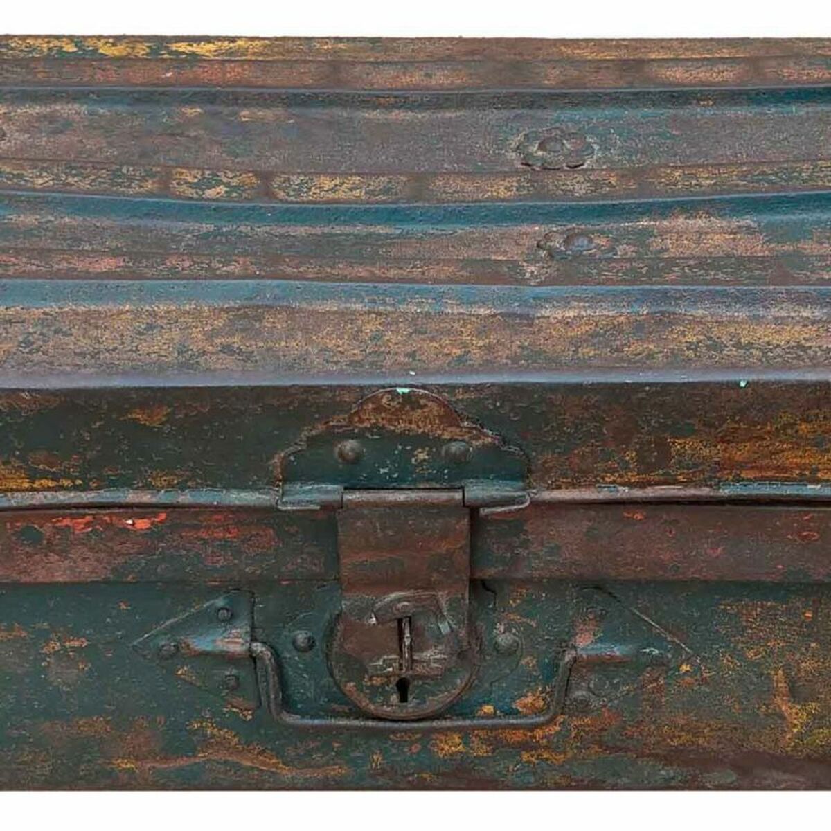 Decorative suitcase Alexandra House Living Brown Iron Traditional style 32 x 21 x 62 cm