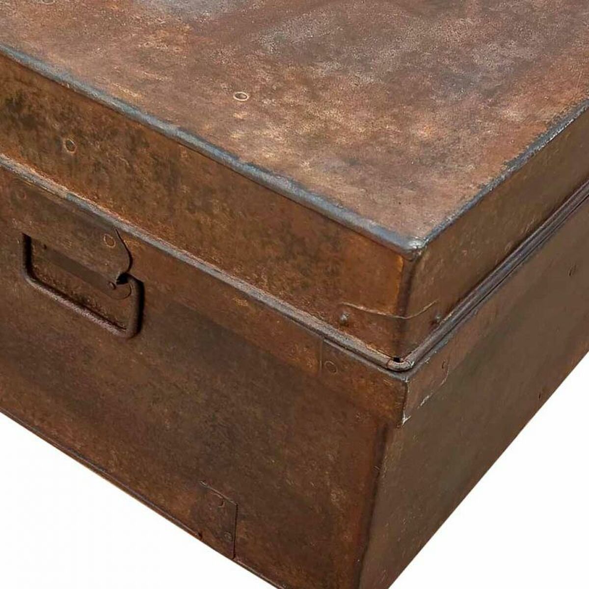 Decorative suitcase Alexandra House Living Brown Iron Traditional style 42 x 27 x 69 cm