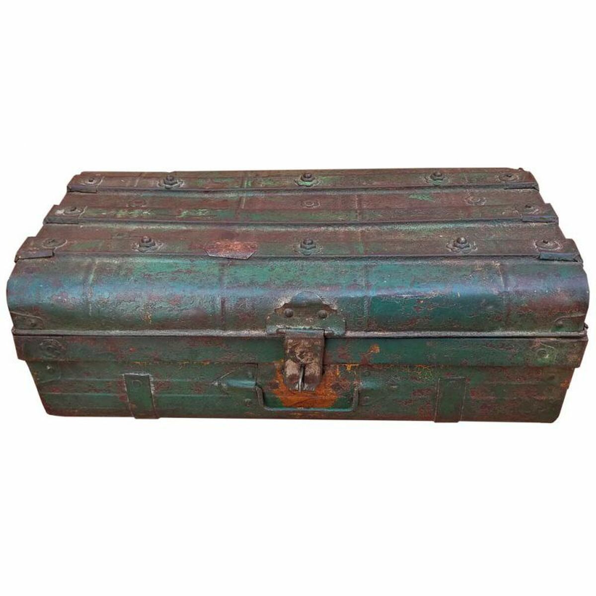 Decorative suitcase Alexandra House Living Brown Iron Traditional style 33 x 22 x 61 cm