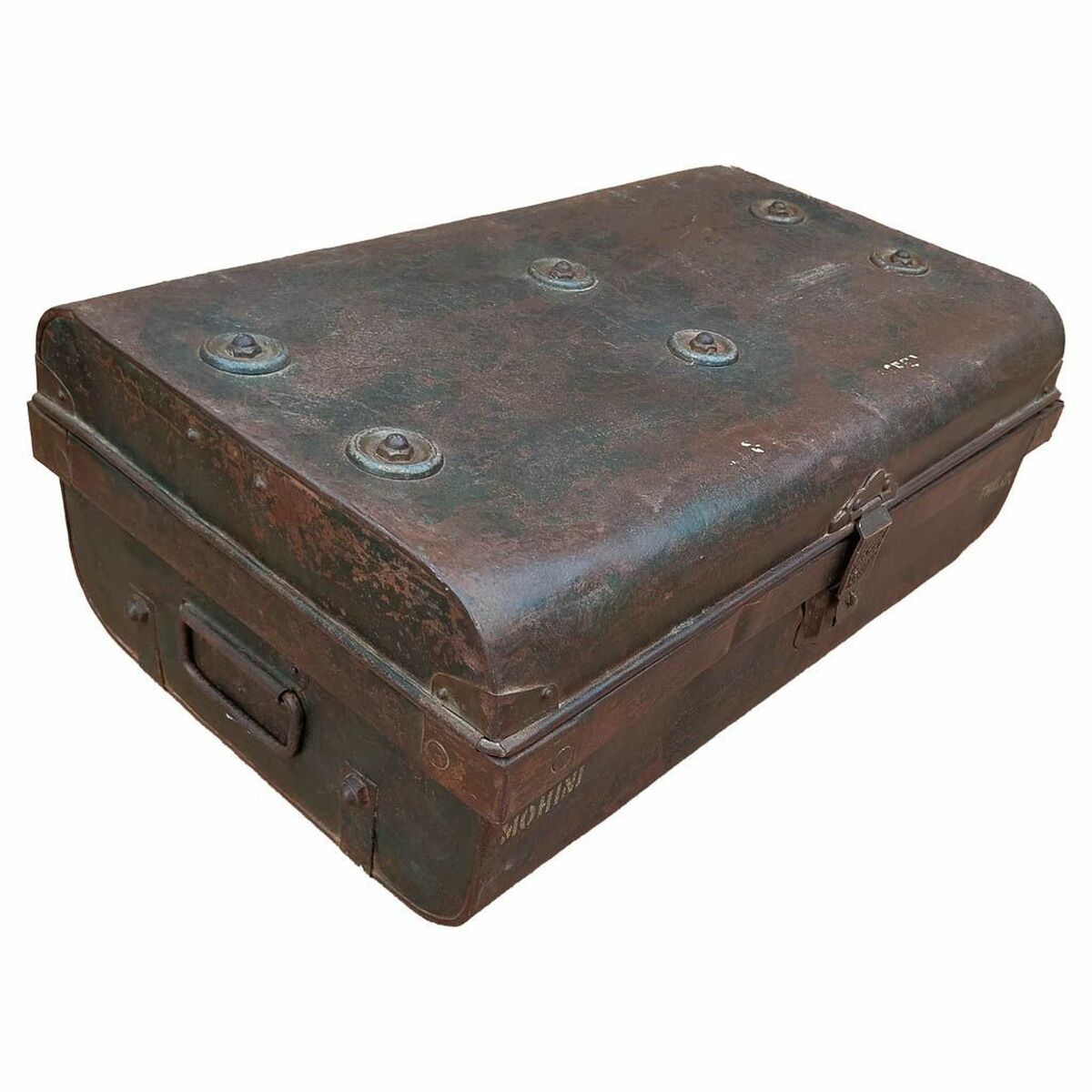 Decorative suitcase Alexandra House Living Brown Iron Traditional style 39 x 23 x 61 cm