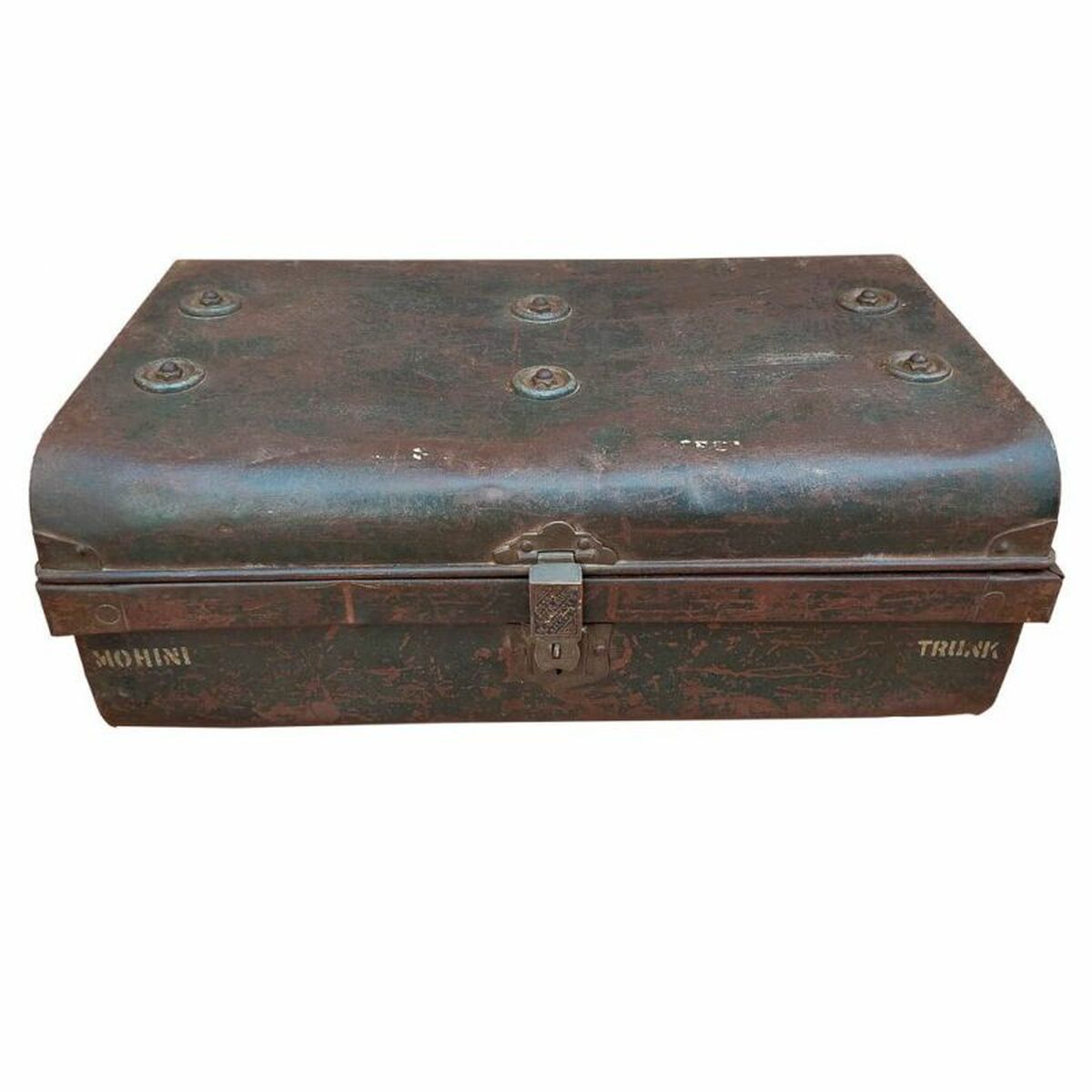 Decorative suitcase Alexandra House Living Brown Iron Traditional style 39 x 23 x 61 cm