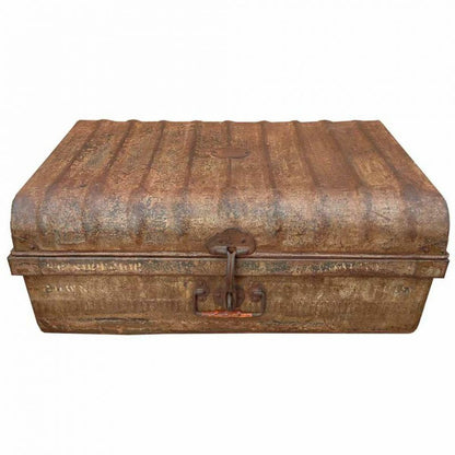 Decorative suitcase Alexandra House Living Brown Iron Traditional style 45 x 29 x 67 cm