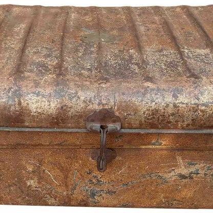 Decorative suitcase Alexandra House Living Brown Iron Traditional style 49 x 33 x 71 cm